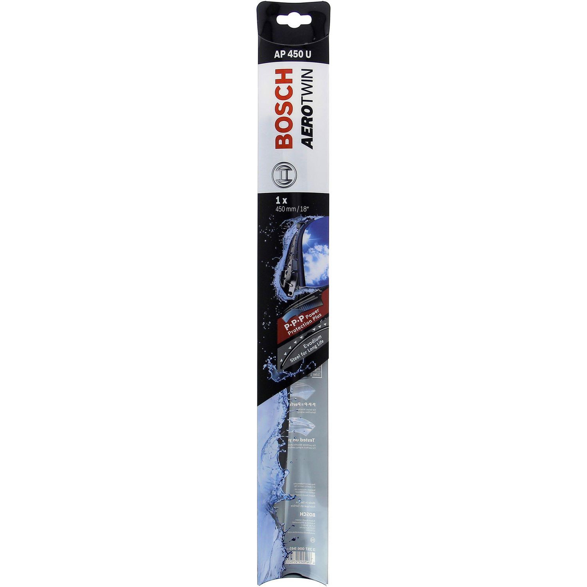 Voir la diapositive 2 : BOSCH Balai d'essuie-glace BOSCH AEROTWINAP450U