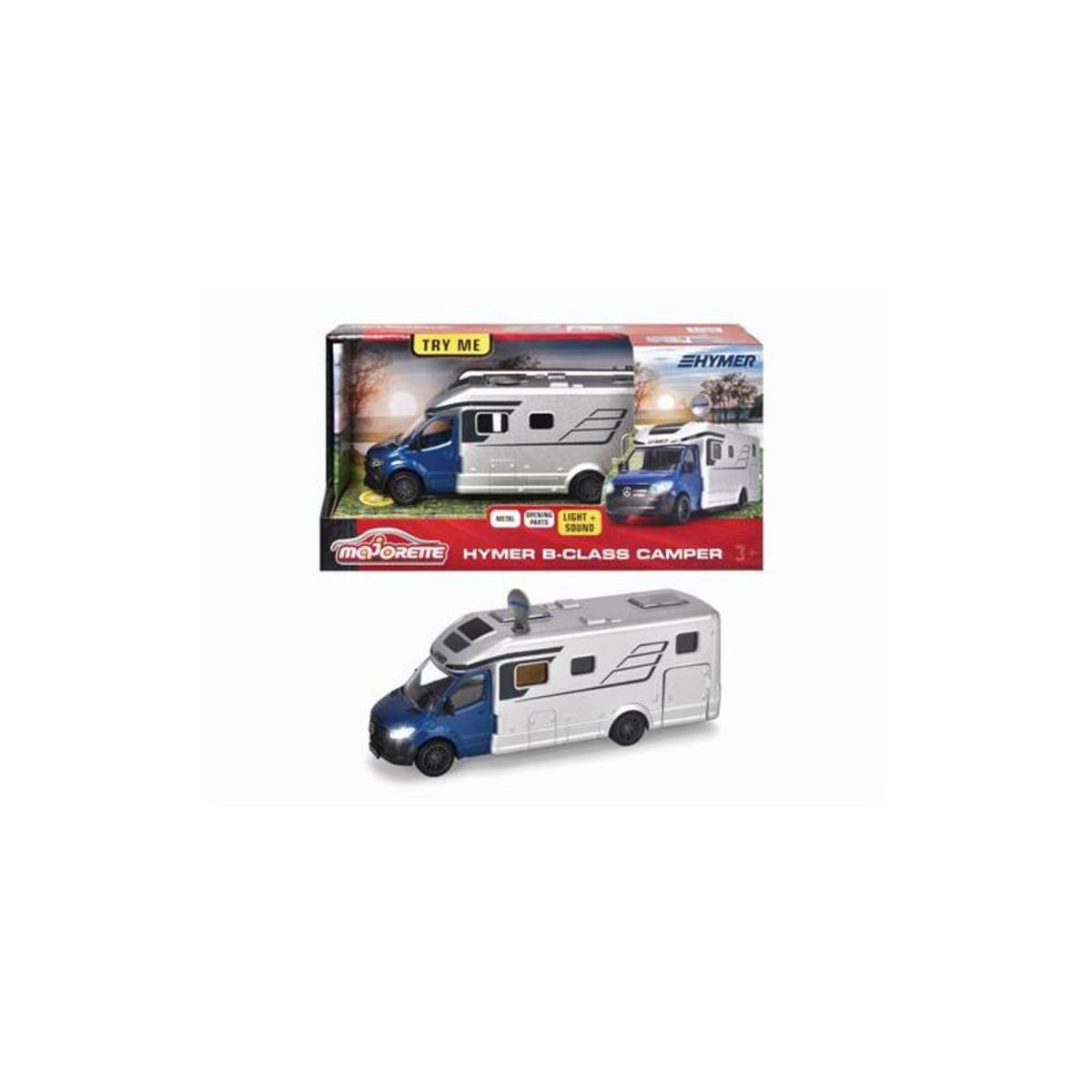 Majorette Véhicule Majorette GS Mercedes Camping Car 19 cm