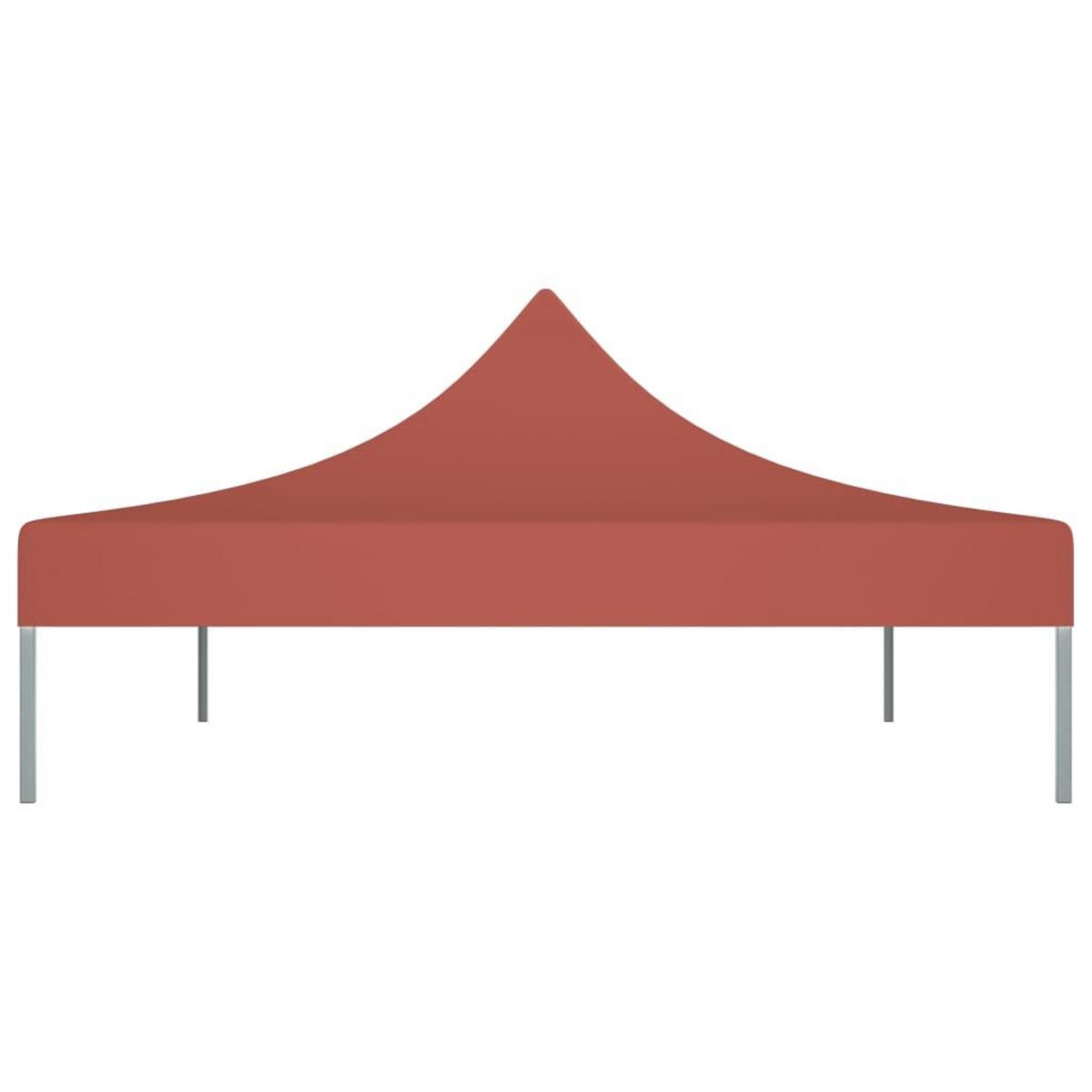 VIDAXL Toit de tente de reception 4,5x3 m Terre cuite 270 g/m^2