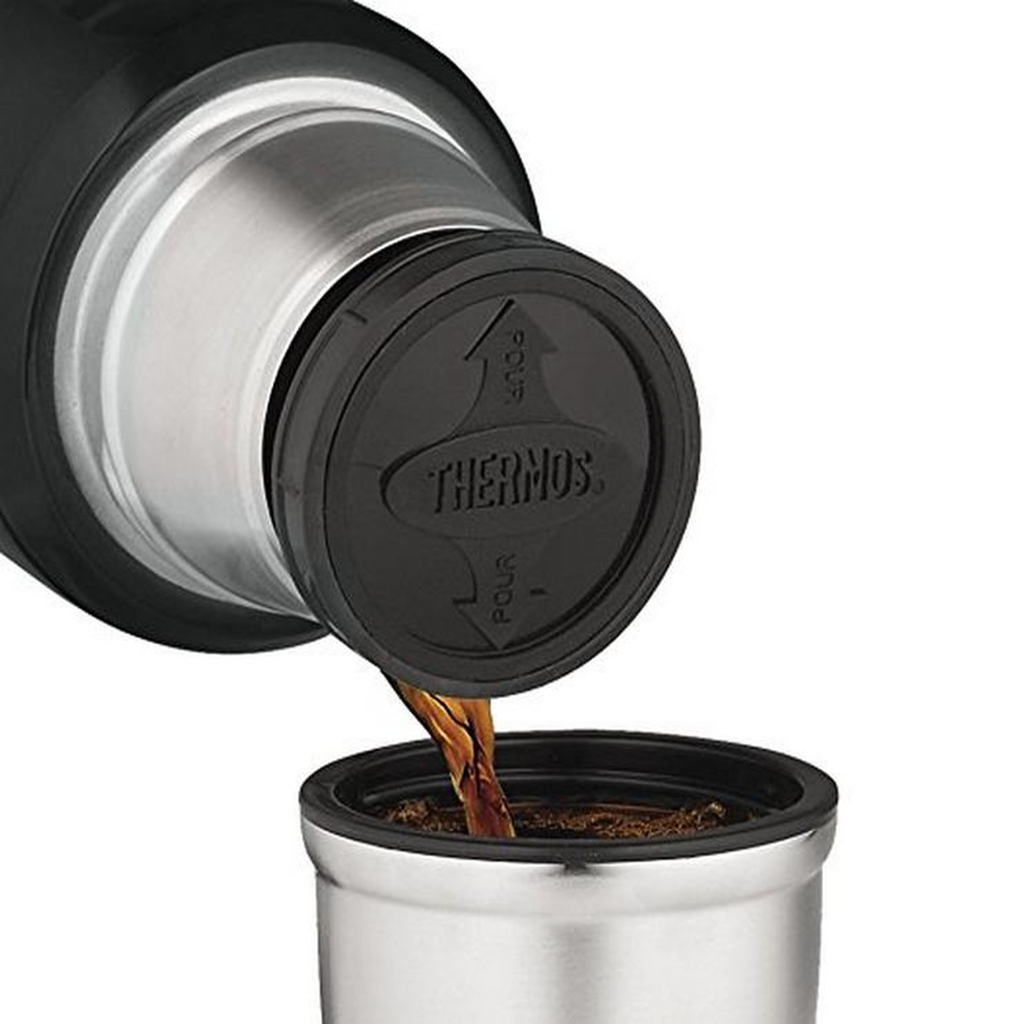 Voir la diapositive 2 : Thermos Bouteille isotherme 1.2l rouge - 184803