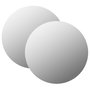 Voir la diapositive 1 : VIDAXL Miroirs muraux 2 pcs 40 cm Rond Verre