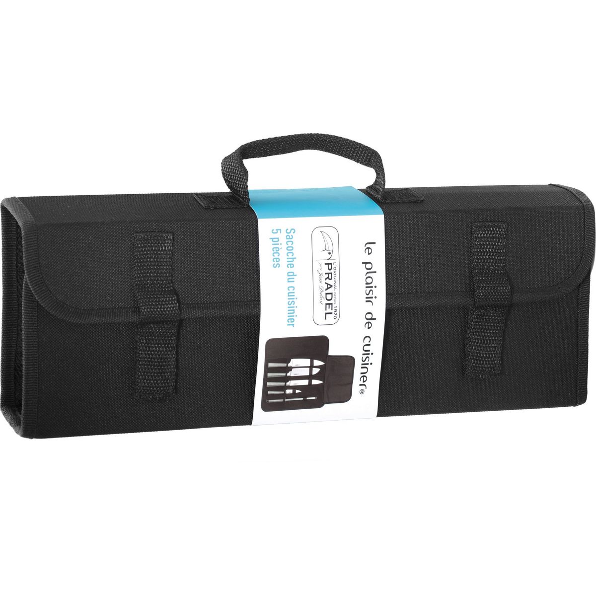 PRADEL Sacoche du cuisinier 5 couteaux KIMONO inox