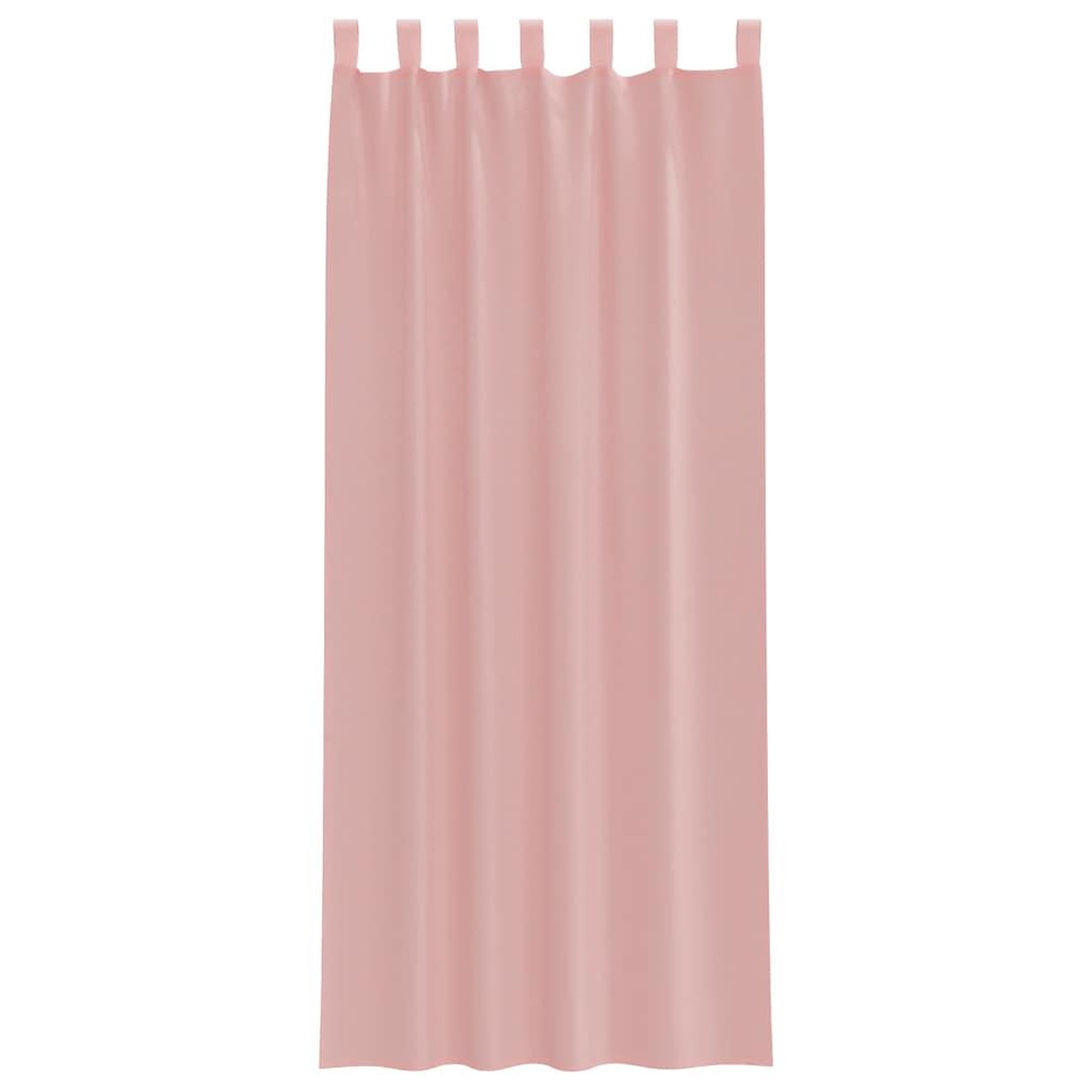 Voir la diapositive 4 : VIDAXL Rideaux en voile avec passe-tringles 2 pcs rose