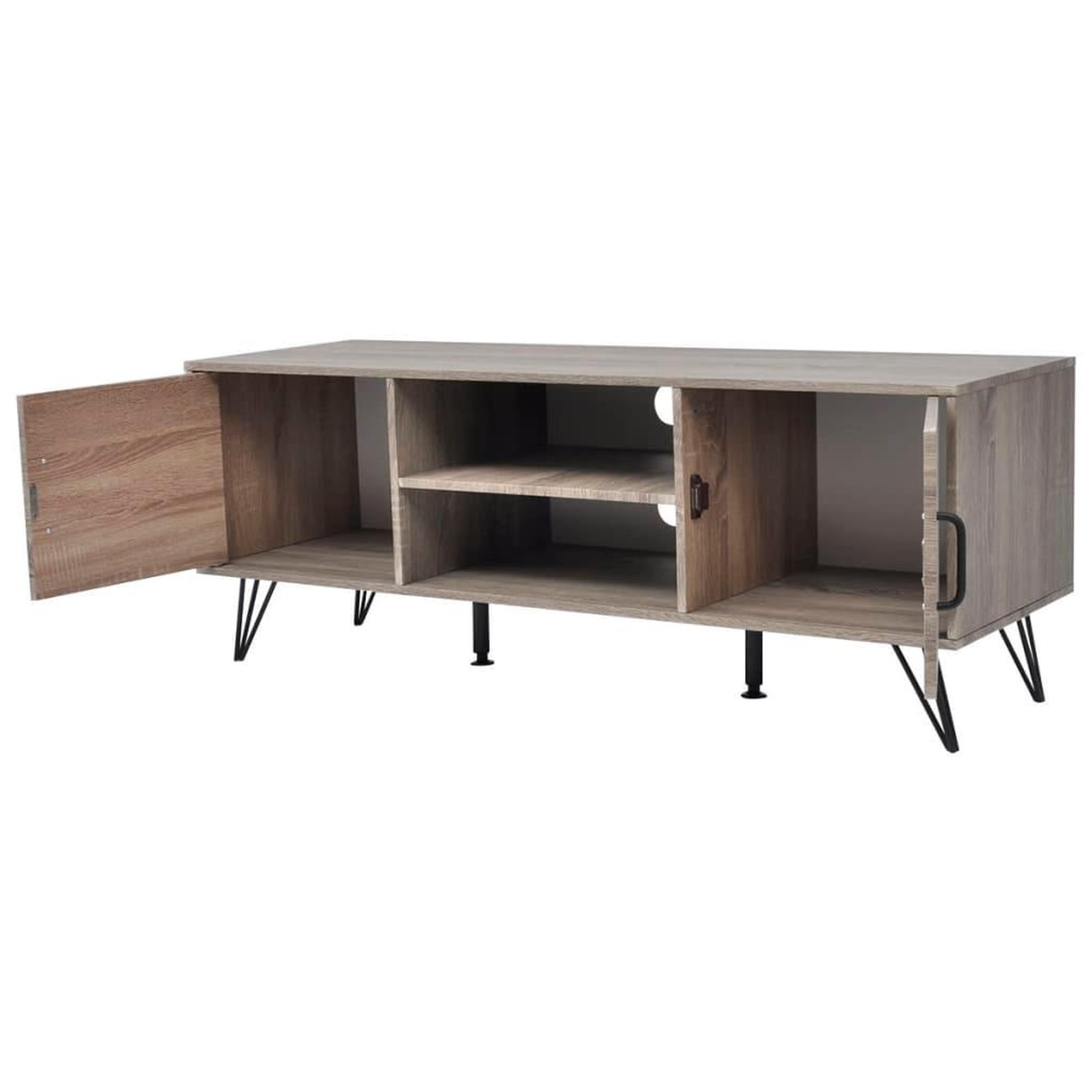 Voir la diapositive 2 : VIDAXL Meuble tv 120x40x45 cm gris