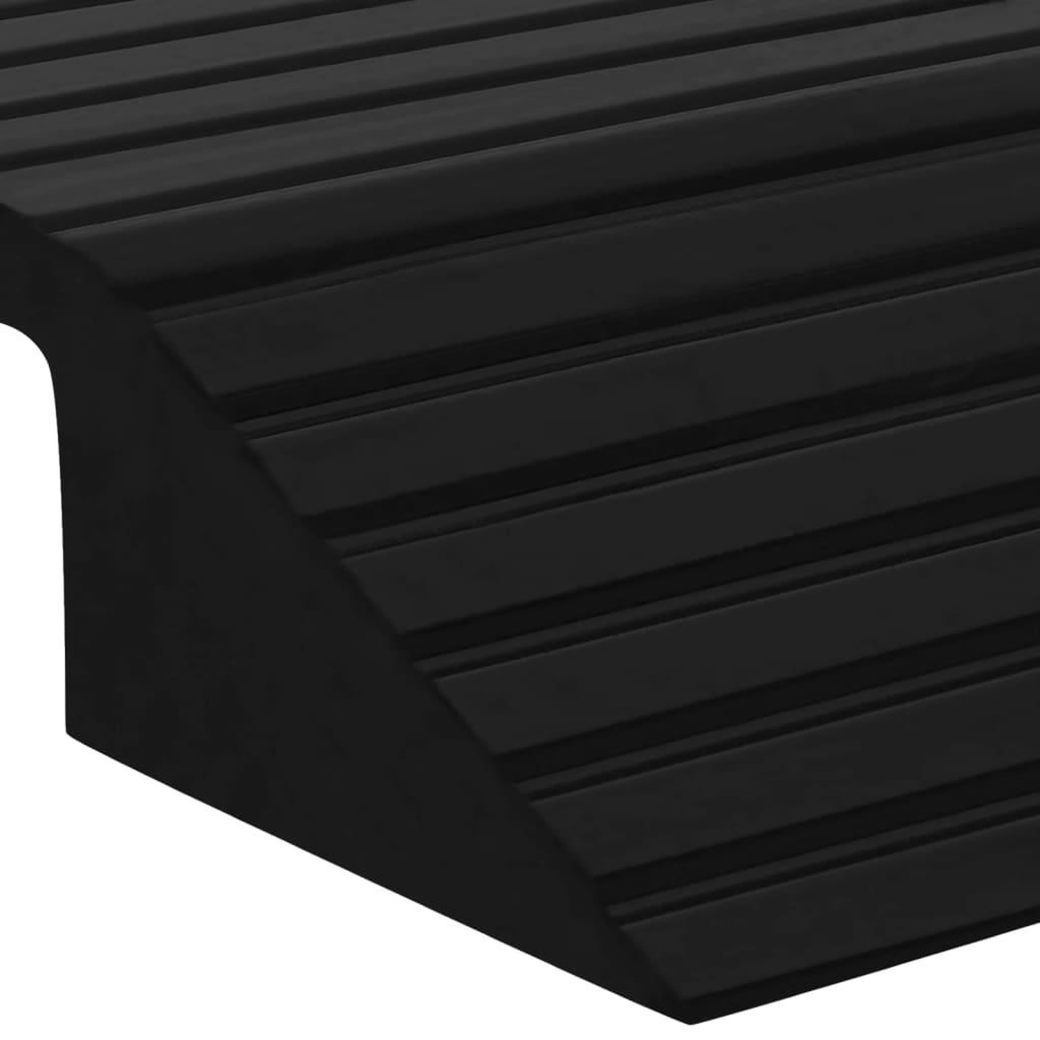 Voir la diapositive 5 : VIDAXL Rampe de seuil de pont 49x40x8 cm Caoutchouc