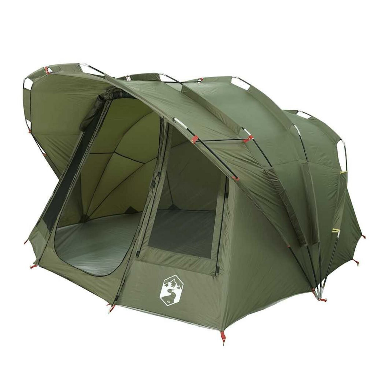 VIDAXL Tente de peche 5 personnes vert olive impermeable