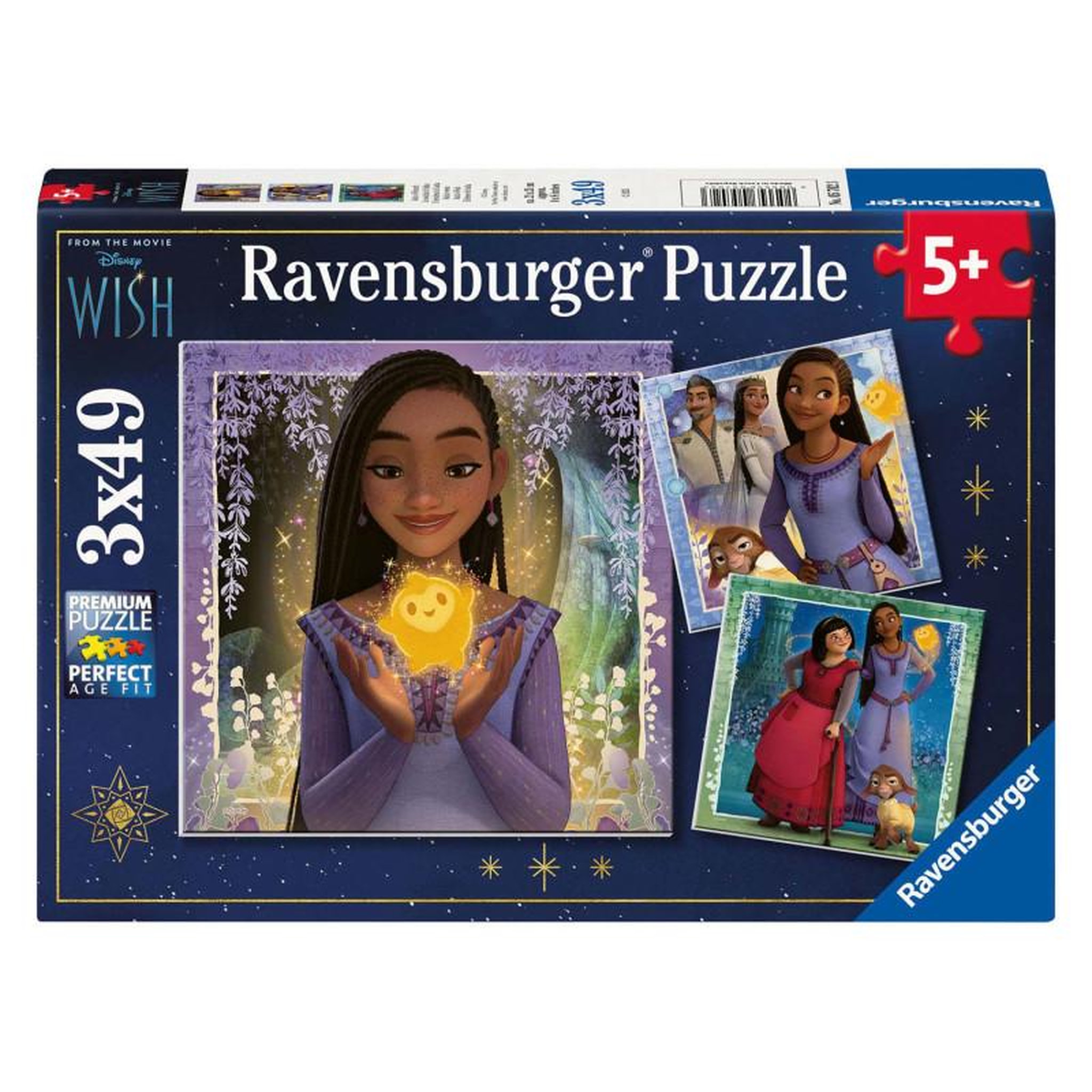 RAVENSBURGER Ravensburger - Disney Wish Jigsaw Puzzle, 3x49pcs. 57023