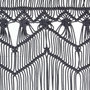 Voir la diapositive 4 : VIDAXL Rideau en macrame Anthracite 140x240 cm Coton