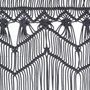 Voir la diapositive 4 : VIDAXL Rideau en macrame Anthracite 140x240 cm Coton