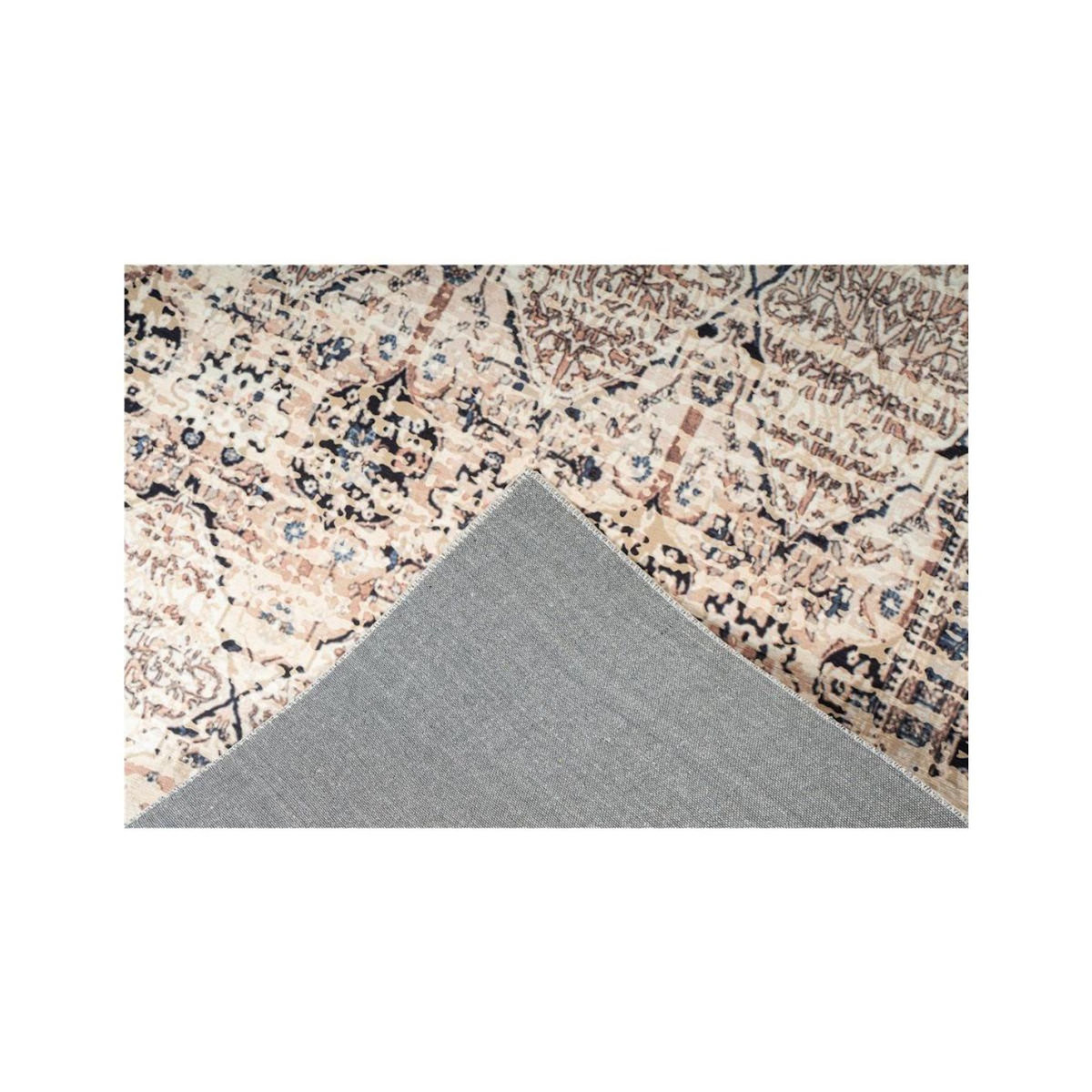 Paris Prix Tapis Vintage Motif Oriental  Galaxy IV  Beige & Bleu