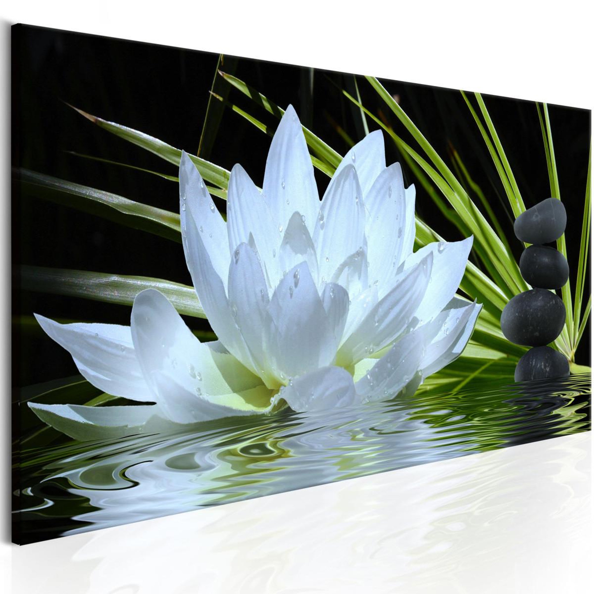 Paris Prix Tableau imprimé  zen garden narrow. Coloris disponibles : Multicolore