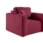 Voir la diapositive 5 : BEST MOBILIER Miro - fauteuil en velours texturé