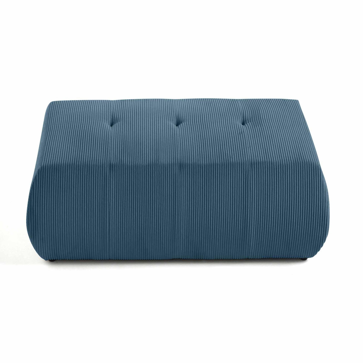 LISA DESIGN Onyx - pouf d'appoint - en velours côtelé