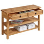 Voir la diapositive 4 : IDIMEX Table console en pin TEQUILA style mexicain, 1 tiroir et 2 étagères