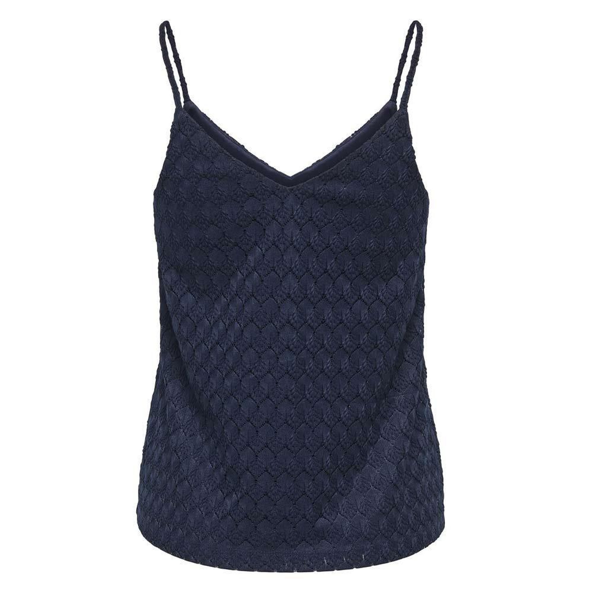 Voir la diapositive 2 : JACQUELINE DE YONG Débardeur Marine Femme JDY Life Singlet