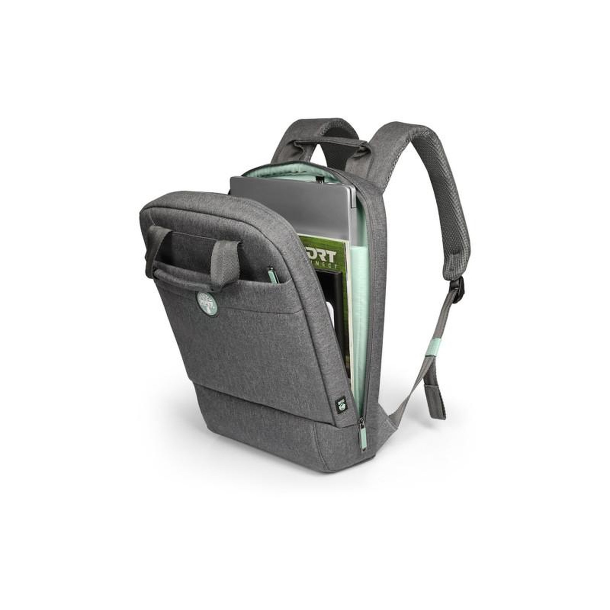Voir la diapositive 6 : Port Sac à dos 13/14 Eco Yosemite gris