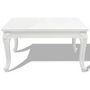 Voir la diapositive 3 : VIDAXL Table basse 80x80x42 cm Blanc brillant