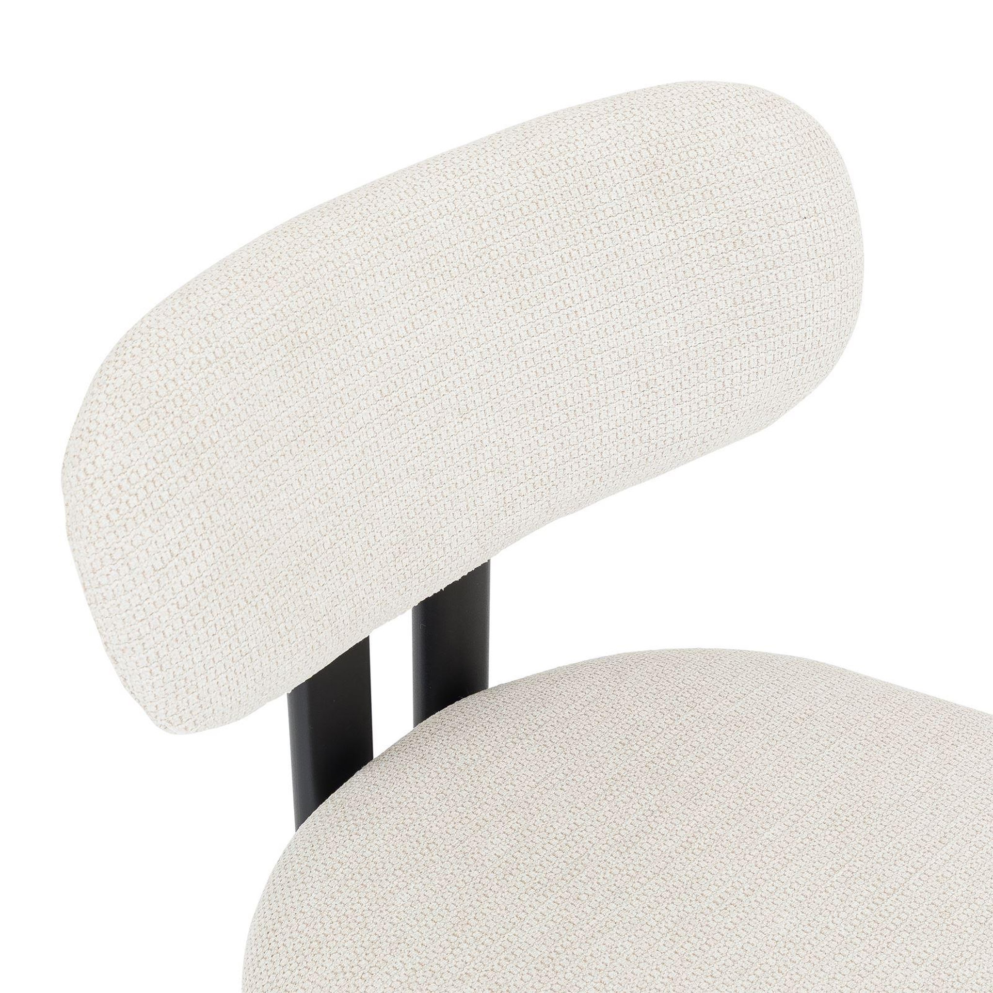 Voir la diapositive 5 : IDIMEX Lot de 2 chaises franca de salle à manger en tissu