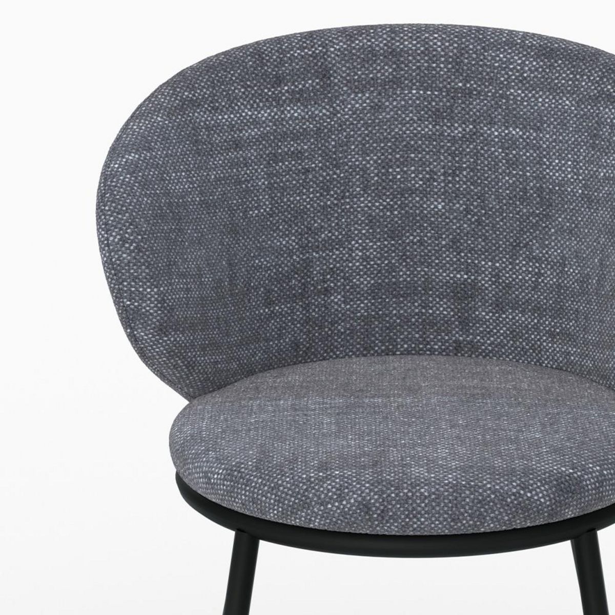 Rendez vous déco Chaise en tissu beige - Angèle