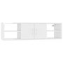 Voir la diapositive 2 : VIDAXL Etagere murale Blanc brillant 102x30x29 cm Bois d'ingenierie