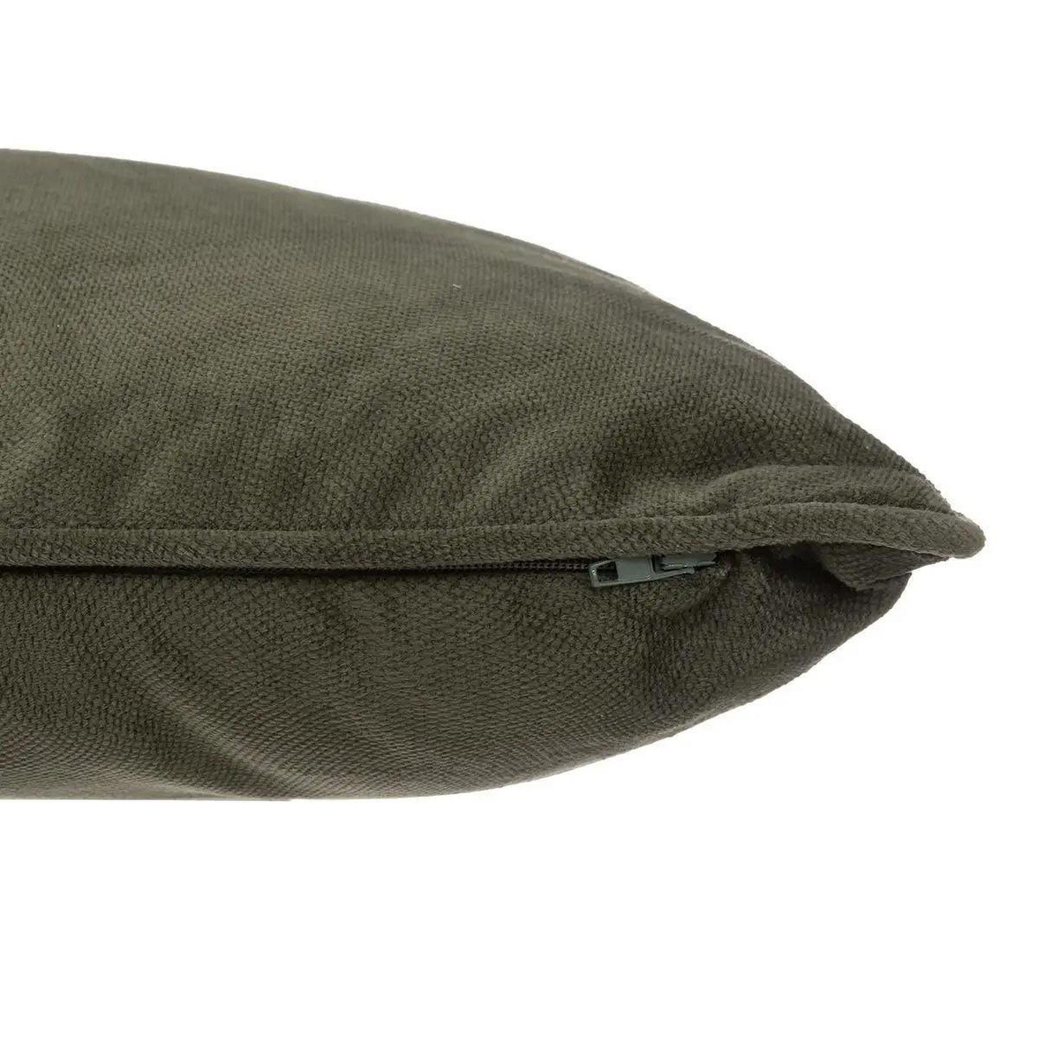Voir la diapositive 2 : ATMOSPHERA Coussin déhoussable  lilou  50x30cm vert kaki