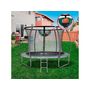 Voir la diapositive 2 : Habitat et Jardin Trampoline avec filet intérieur  jumper  - Ø 3,05 - Gris