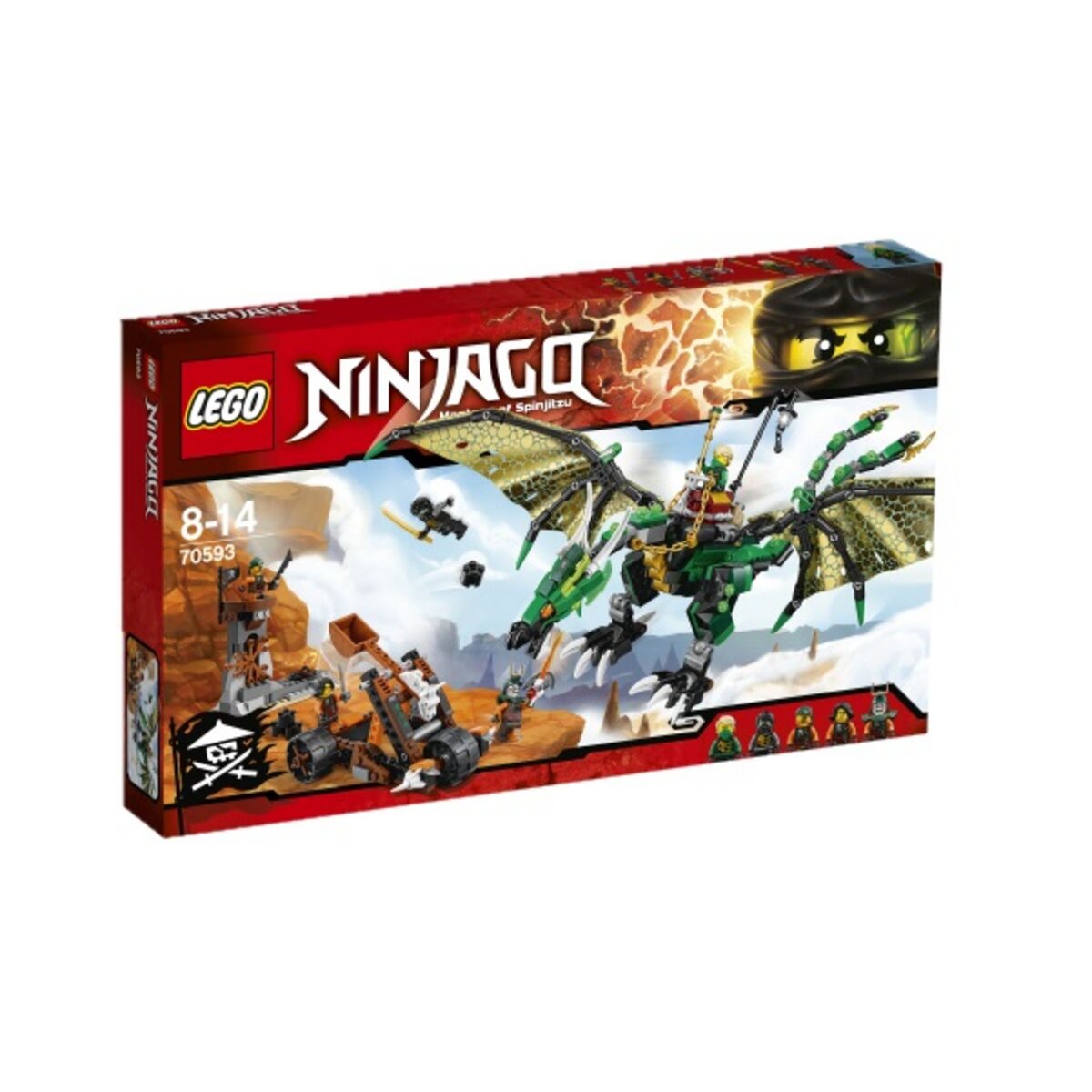 LEGO Ninjago 70593 - Le dragon émeraude de Lloyd