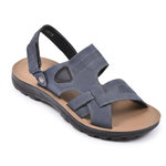 OZABI OZABI Sandales Homme Confort Semelle Souple Antiderapante Scratch 39-45. Coloris disponibles : Marron, Bleu, Noir