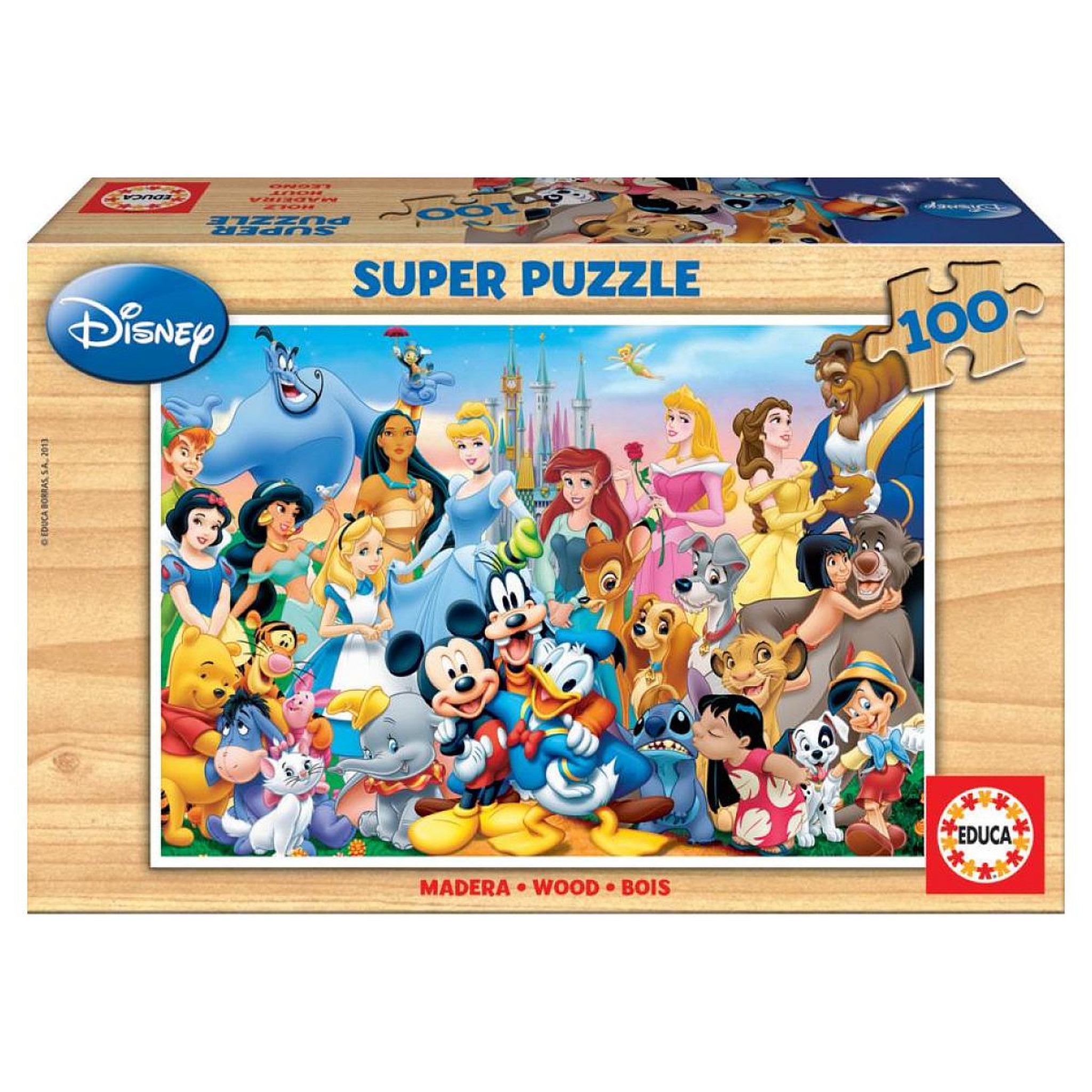 EDUCA puzzle 100 pcs Le merveilleux monde de disney