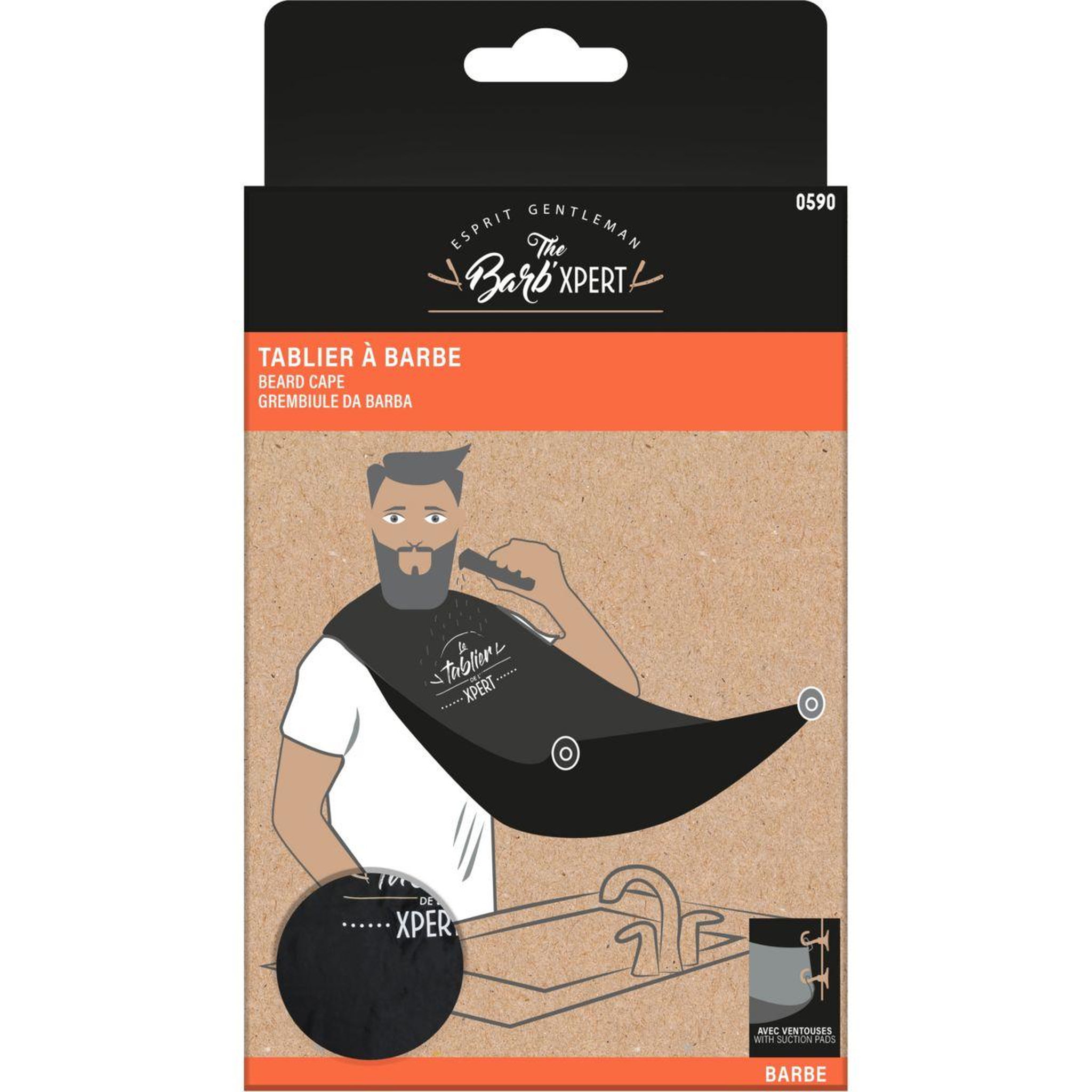 THE BARB'XPERT Tablier à barbe à barbe