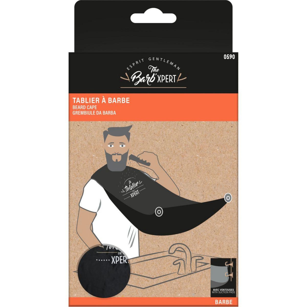 THE BARB'XPERT Tablier à barbe à barbe