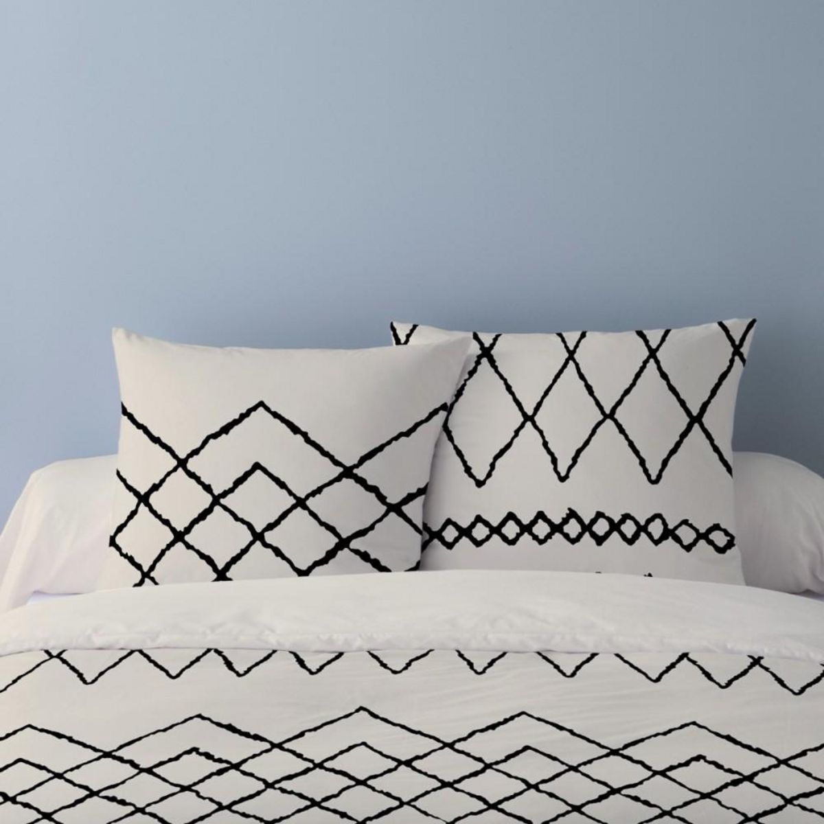 Dourev Housse de couette 240x220 MEHDI + 2 taies 100% coton