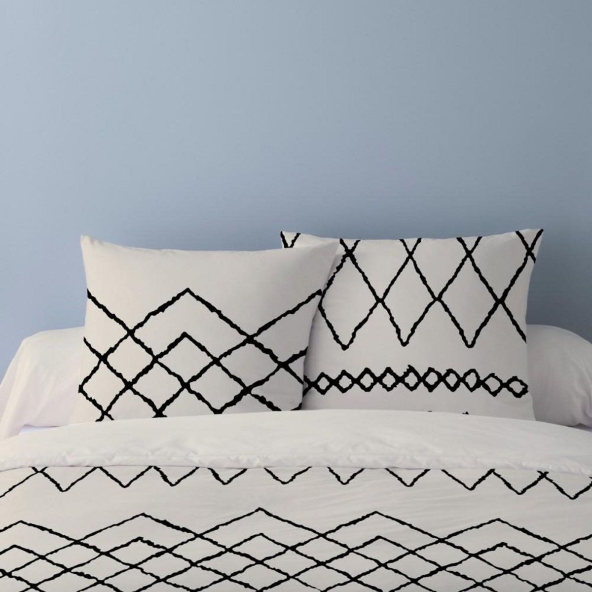 Dourev Housse de couette 240x220 MEHDI + 2 taies 100% coton