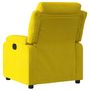 Voir la diapositive 3 : VIDAXL Fauteuil inclinable jaune velours