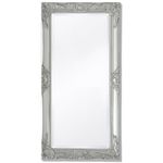 VIDAXL Miroir mural style baroque 100x50 cm Argente