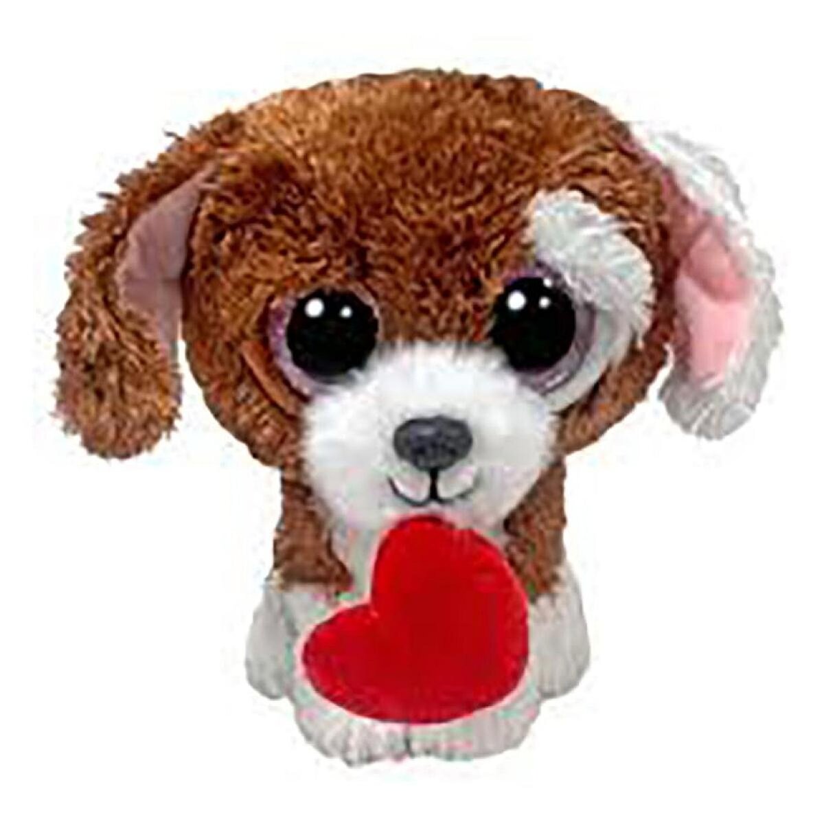 Ty Beanie Boo Cuddles The Puppy avec cœur pour la Saint-Valentin