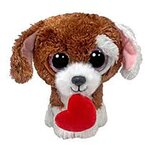 Ty Beanie Boo Cuddles The Puppy avec cœur pour la Saint-Valentin