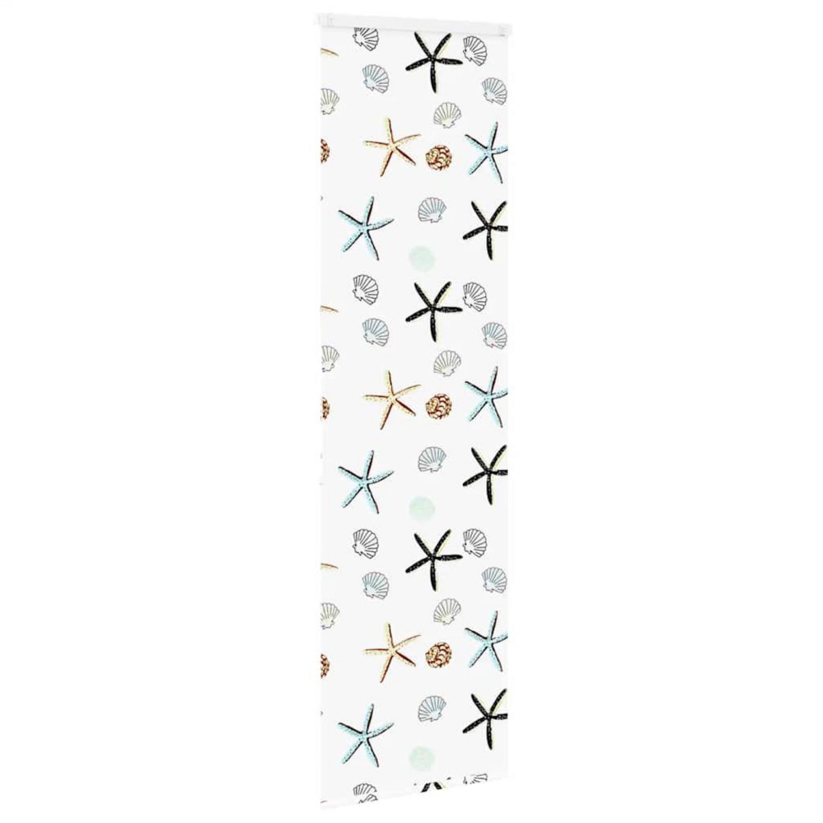 VIDAXL Store enrouleur de douche avec cassette largeur du tissu 76 cm