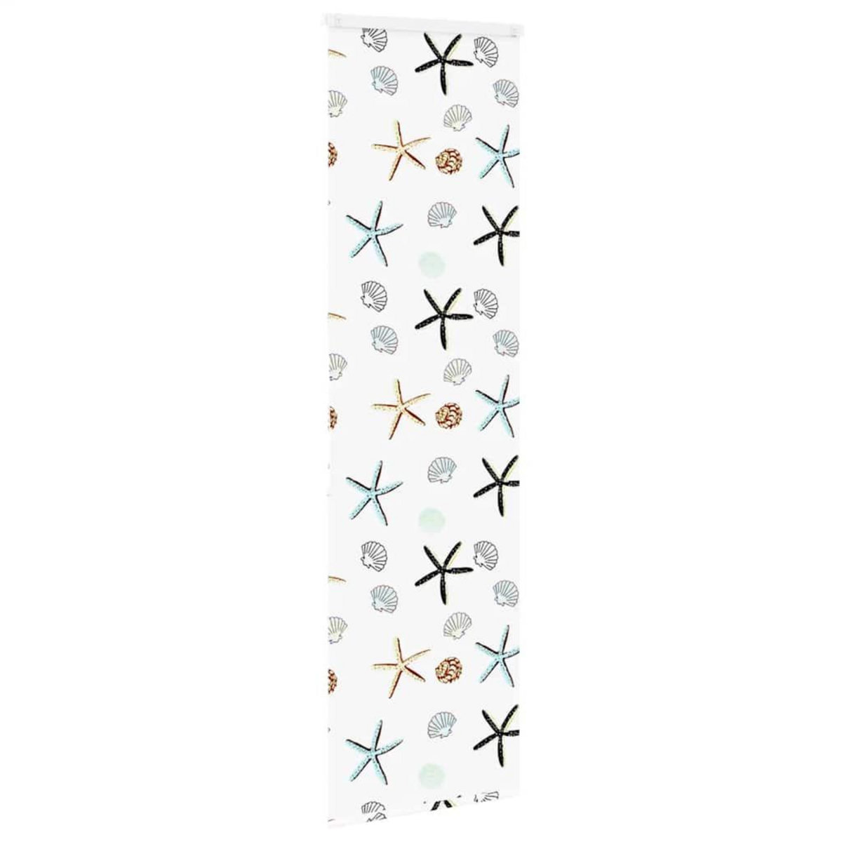 VIDAXL Store enrouleur de douche avec cassette largeur du tissu 76 cm