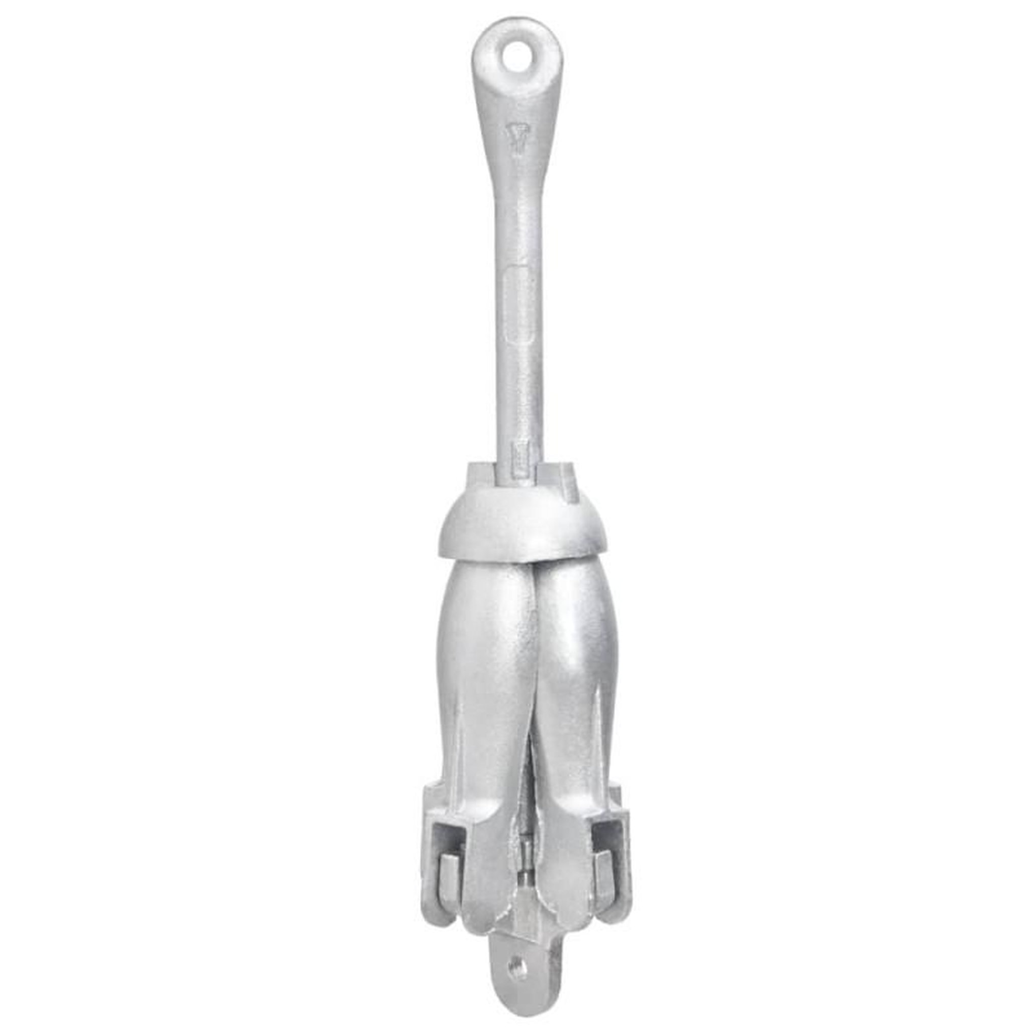 Voir la diapositive 5 : VIDAXL Ancre pliable avec corde argenté 1,5 kg fer malléable