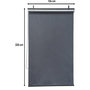Voir la diapositive 3 : Habitat et Jardin Lot de 3 stores rétractables pergola - 124 x 225 cm - Gris anthracite