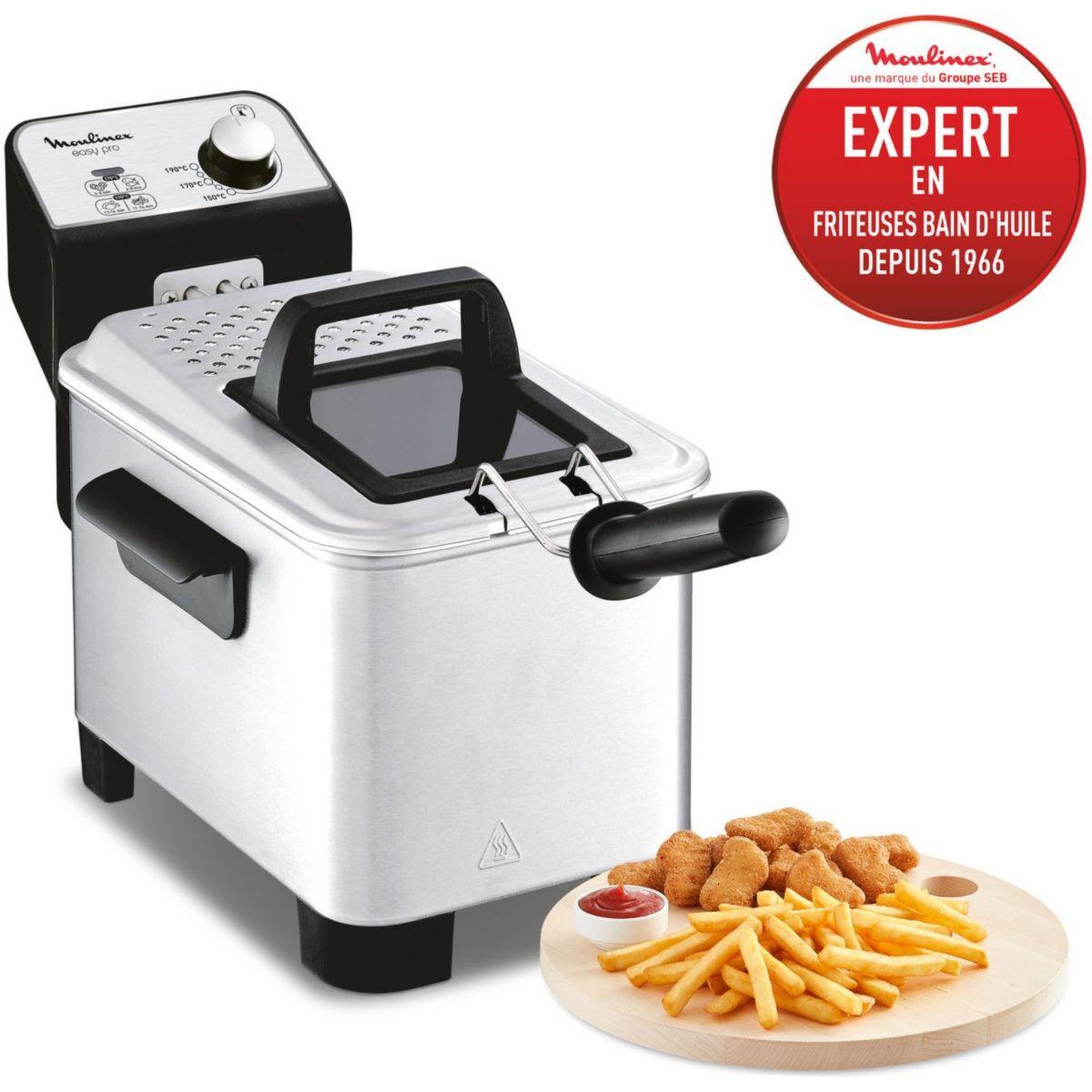 Voir la diapositive 5 : MOULINEX Friteuse semi-professionnelle easy pro premium yy5144fb