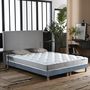 Voir la diapositive 2 : IDLITERIE Ensemble matelas mémoire de forme MAM AZUR avec sommier - confort français