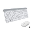 Logitech Logitech MK470 clavier Souris incluse RF sans fil QWERTY Italien Blanc