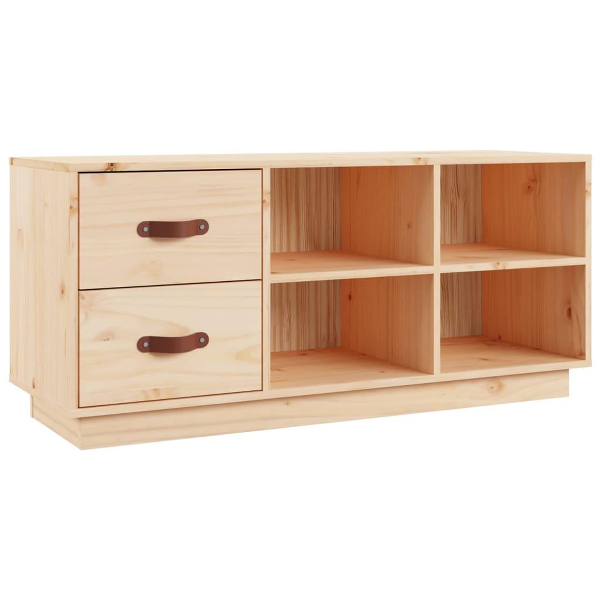 Voir la diapositive 2 : VIDAXL Banc a chaussures 100x34x45 cm Bois de pin massif