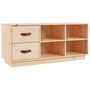 Voir la diapositive 2 : VIDAXL Banc a chaussures 100x34x45 cm Bois de pin massif