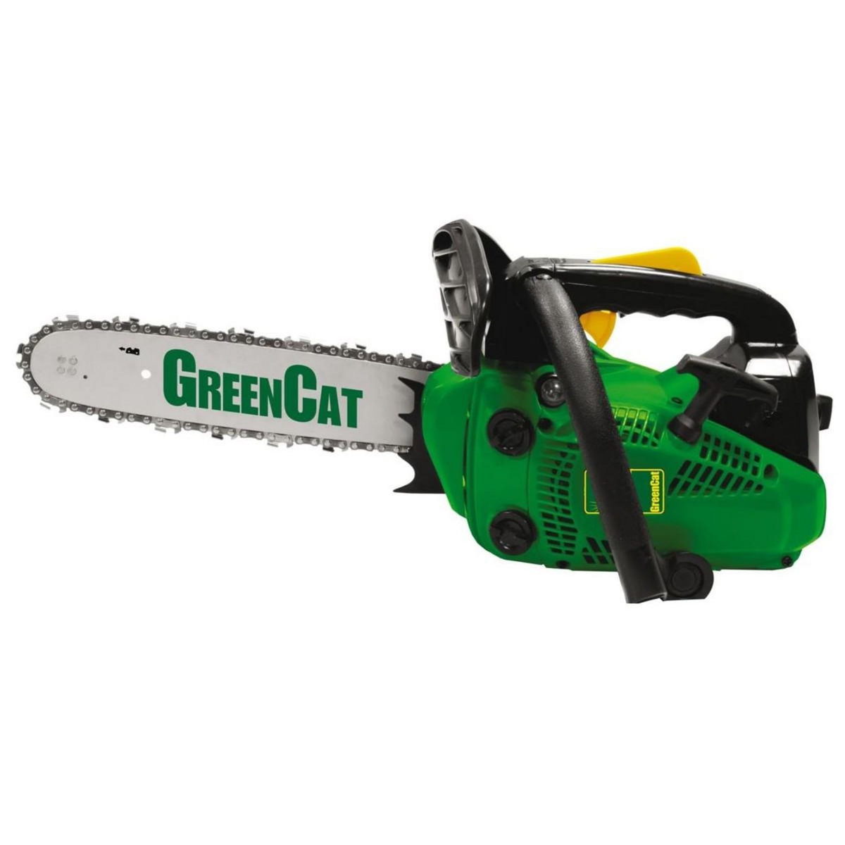 GREEN CAT Elagueuse thermique 25Cm3 Lame 25cm Moteur 2T 1.2 CV 900 W Carburateur WALBRO GREENCAT