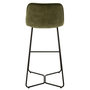 Voir la diapositive 4 : Paris Prix Chaise de Bar Design  Laurent  103cm Vert