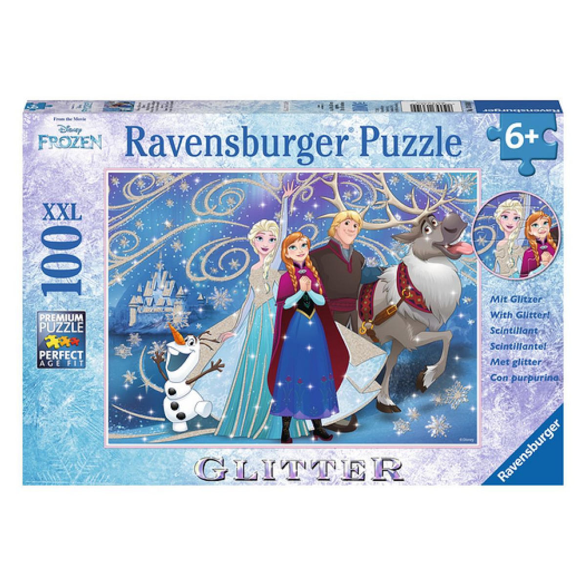 RAVENSBURGER Puzzle XXL 100 pcs Neige etincelante
