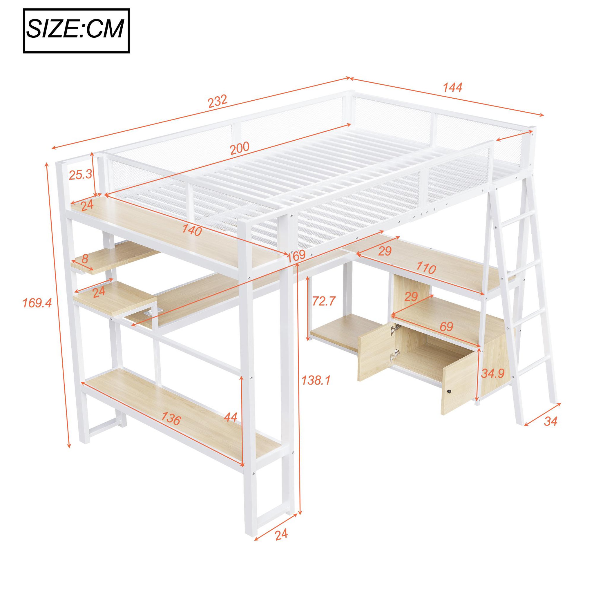 Voir la diapositive 3 : MERAX Lit mezzanine